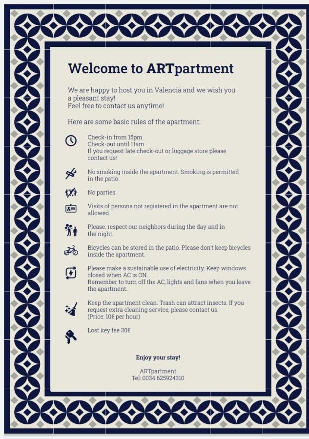 דירות ולנסיה Family Artpartment מראה חיצוני תמונה